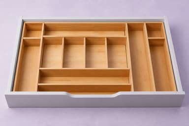 Drawer dividers — studio still-life