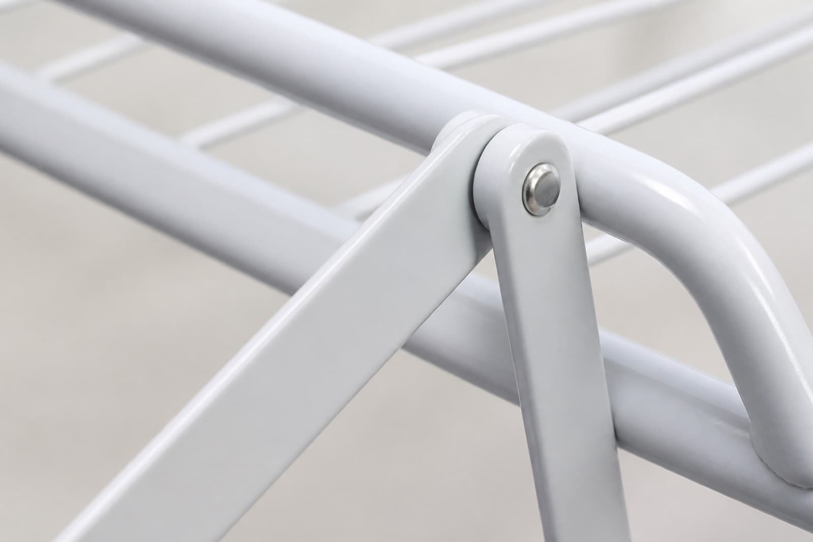 Folding airer — close-up detail