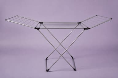 Folding airer — studio still-life
