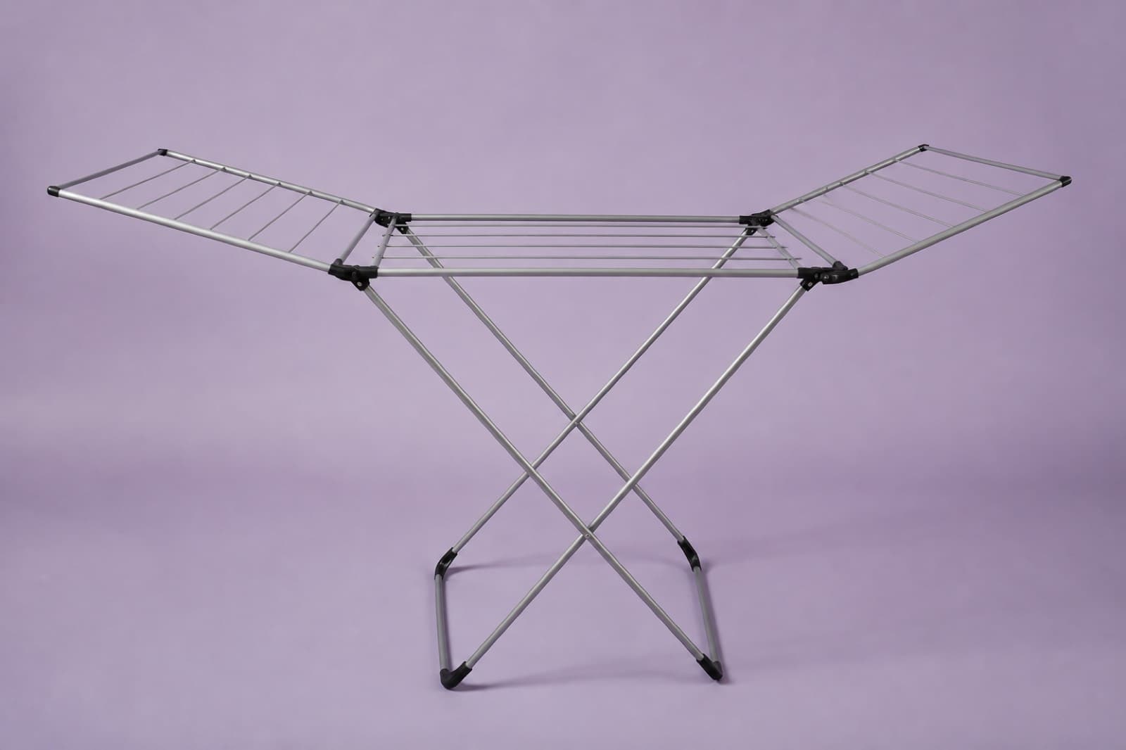 Folding airer — studio still-life