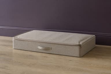 Under-bed organiser — studio still-life